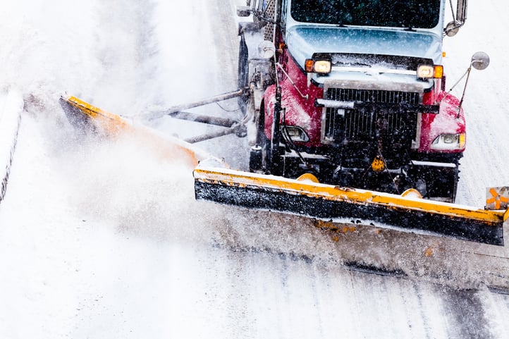 Some of the most severe damage that can happen to a lawn over the winter months is from snow plows