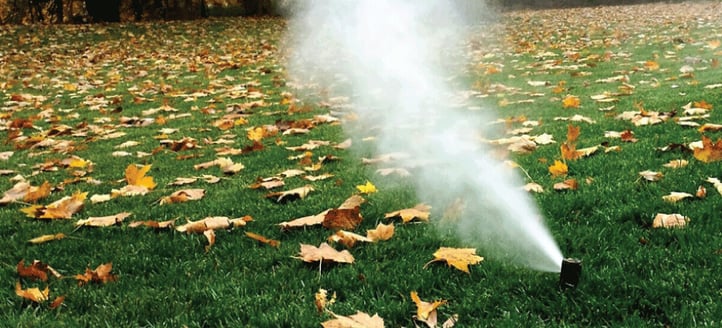 For those that have an irrigation system, fall is the time to start thinking about the off-season.